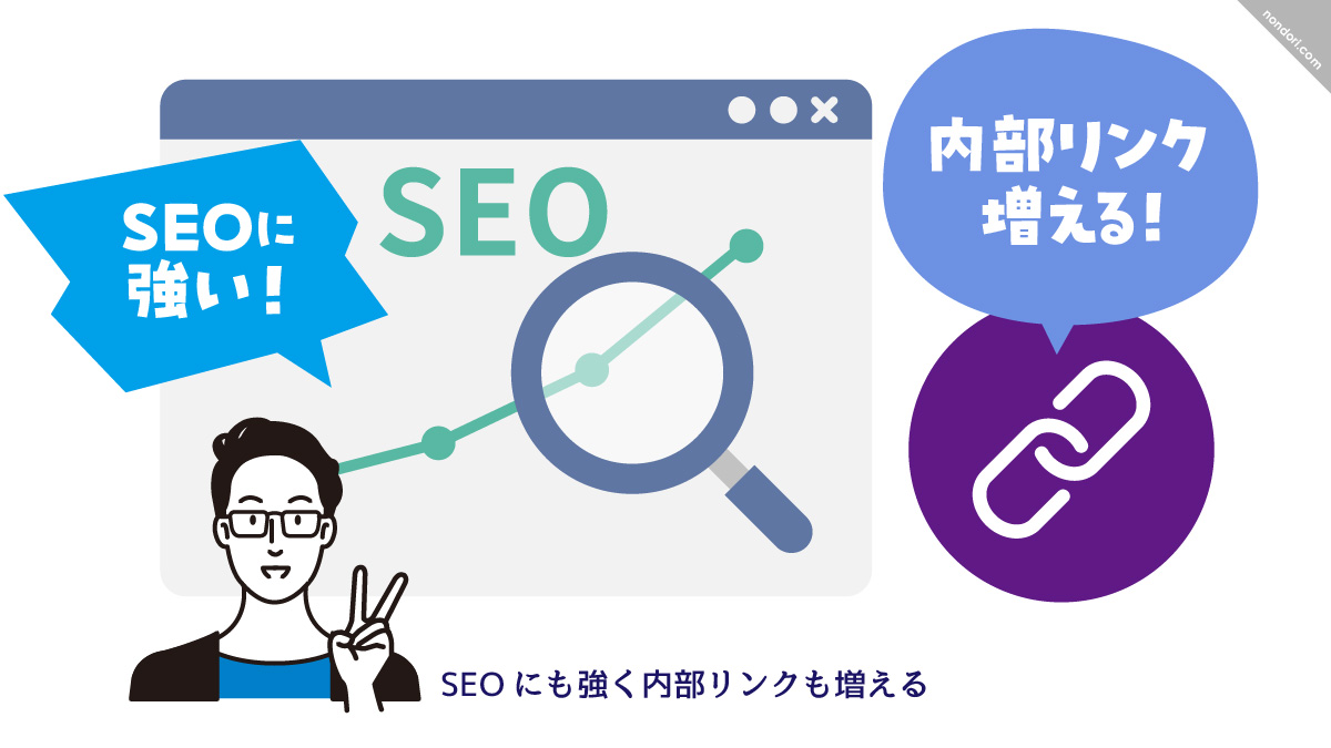 SEO・内部リンク増える