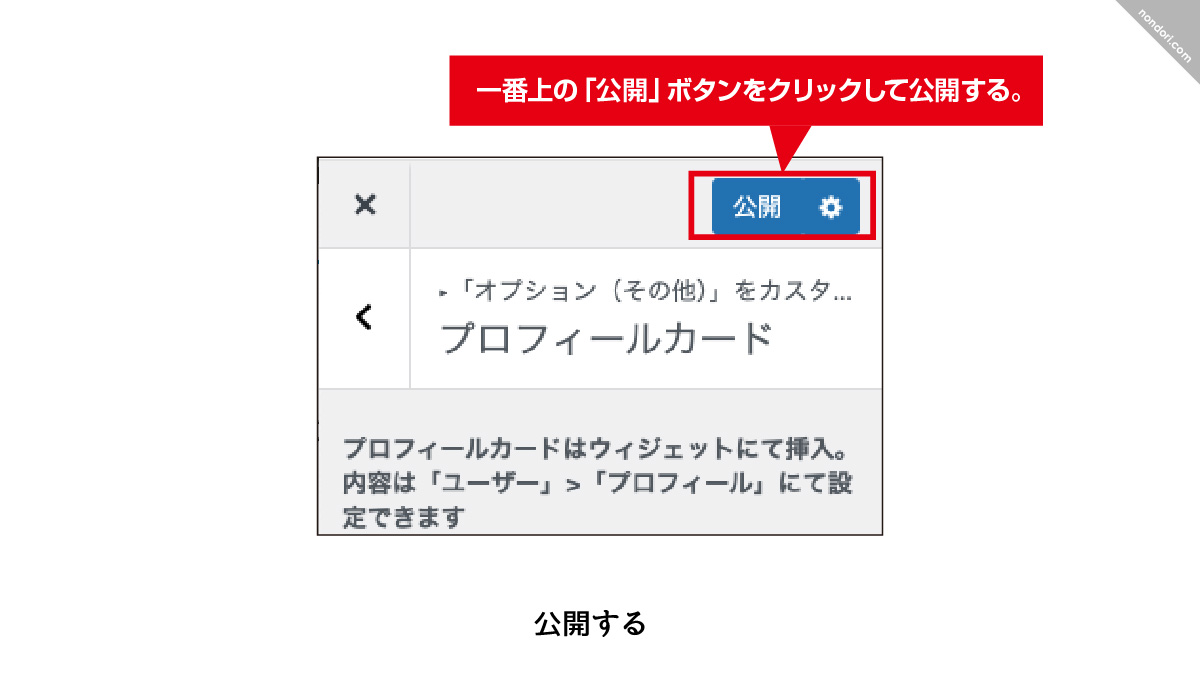 公開する